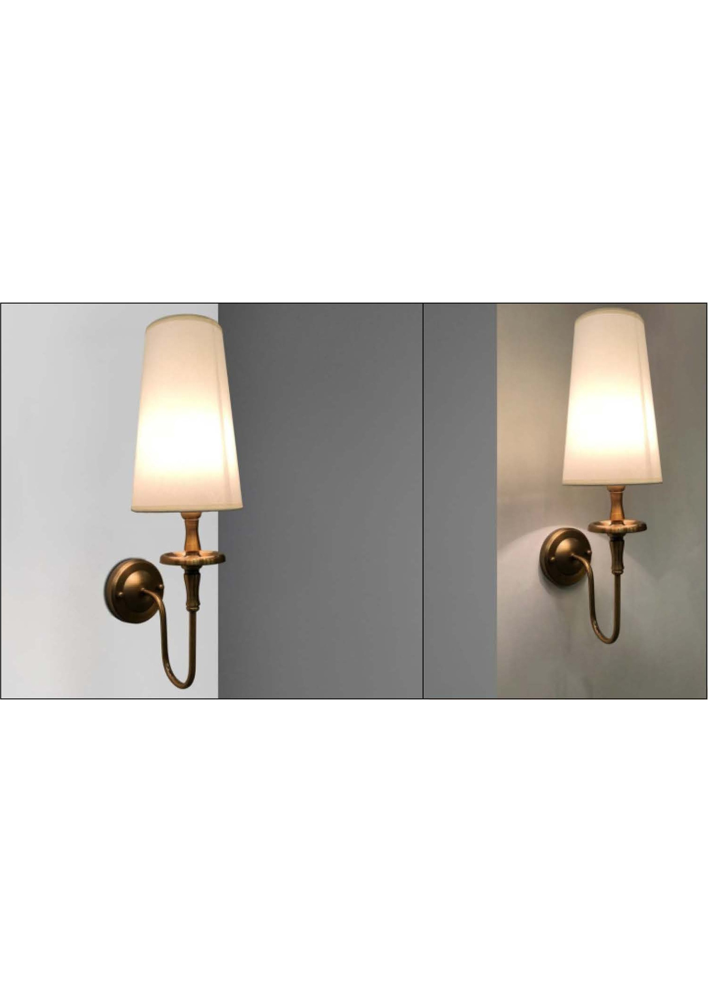 Beyond Lights - Brass Wall Lamp- GL